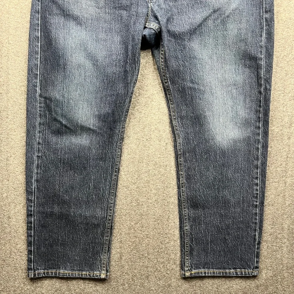 Levi's 505 Jeans Men 38x29 Blue Fits 38x28 Regular Straight Leg Dark Wash Denim